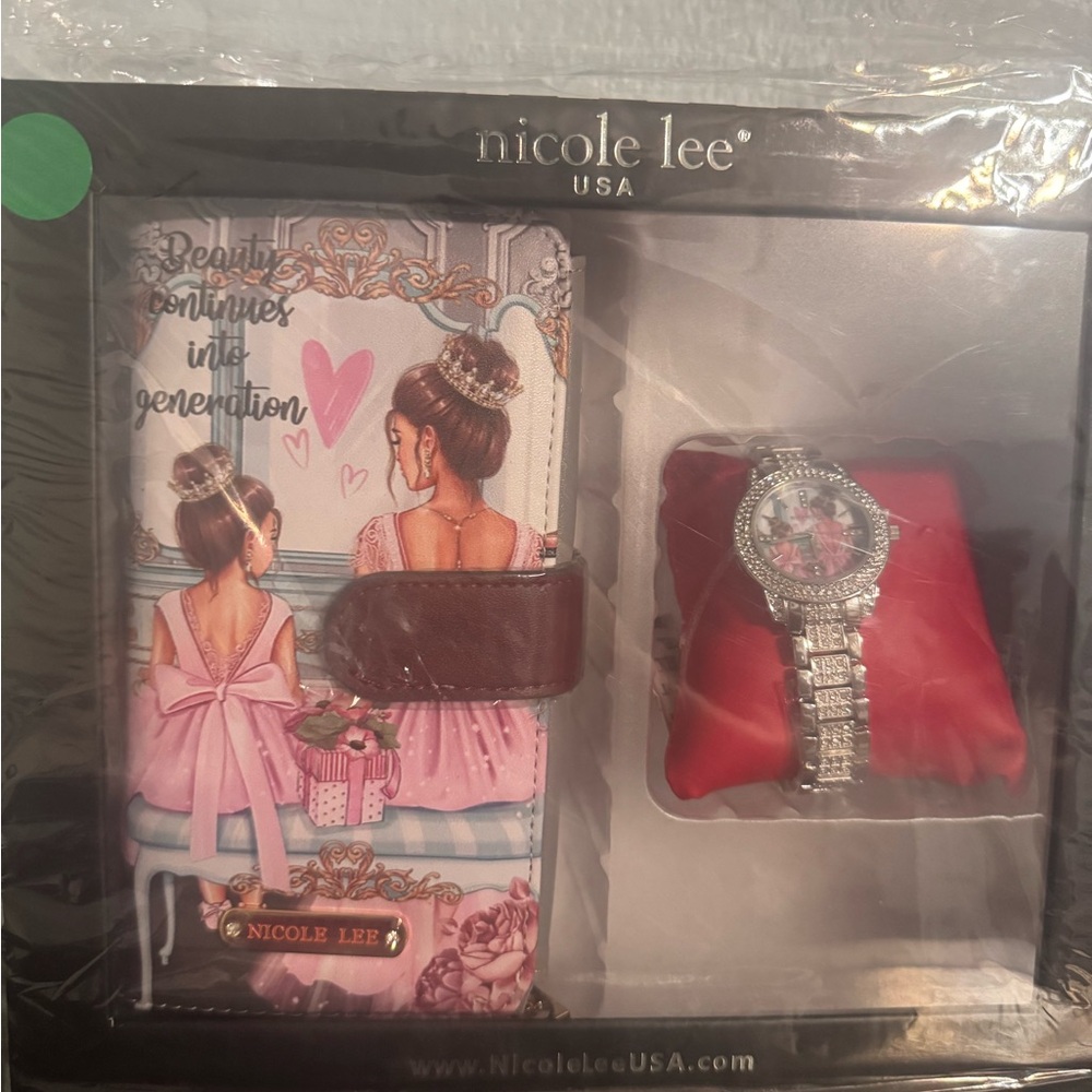 Nicole Lee USA Wallet and Watch Set